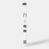 Schwarz-weißer Karierter Iphone-Fall Case-Mate iPhone Hülle (Rückseite / Links)