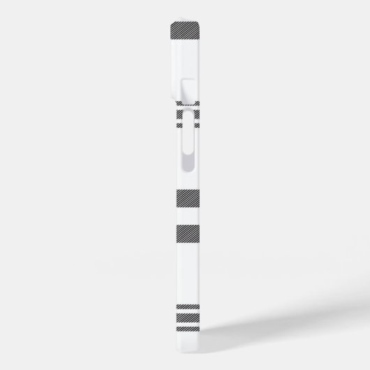 Schwarz-weißer Karierter Iphone-Fall Case-Mate iPhone Hülle (Rückseite / Links)