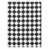 Schwarz-weißer Karo Tablecloth Muster Tischdecke (Vorderseite)