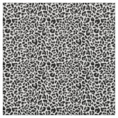 Schwarz-weißer Leopard-Stil Stoff (Nahaufnahme)