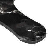 Schwarz-weißer Marmorschnitt Schneidebrett (Ecke)