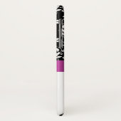 Schwarz-weißer Maulwurzel Case-Mate iPhone Hülle (Hinten/Links)