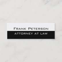 Schwarz-weißer minimalistischer moderner Anwalt