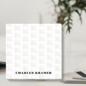 Schwarz-weißer, moderner, fettformatiger Anfangsbu Post-it Klebezettel