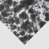 Schwarz-weißer, moderner schicker Marmor Seidenpapier (Ausschnitt)