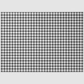 Schwarz-weißer Multiuse-Spaß auf der Checkerboard Seidenpapier (Vorderseite)