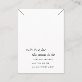 SCHWARZ-WEISSER MUM ZU SEIN SCHALTFLÄCHE ANZEIGEN  PLATZKARTE