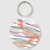 Schwarz-weißer Name der Farbwelle Schlüsselanhänger (Rückseite)