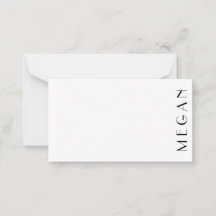 Schwarz-weißer Name