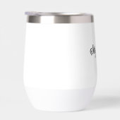 Schwarz-weißer Name Moderne elegante Monogram Boho (Rechts)