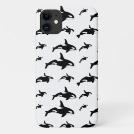 Schwarz-weißer Orca Killer Whale Marine Print Case-Mate iPhone Hülle