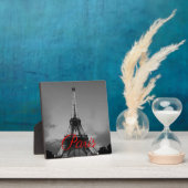 Schwarz-weißer Paris City Night Eiffel Tower Europ Fotoplatte (InSitu)