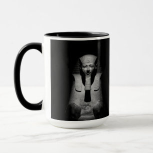 Schwarz-weißer Pharao-König Tasse