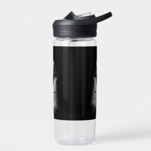 Schwarz-weißer Pharao-König Trinkflasche