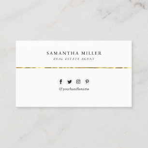 Schwarz-weißer QR-Code für benutzerdefinierte Logo Visitenkarte