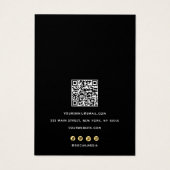 Schwarz-weißer QR-Code für Skripthalter (Rückseite)