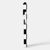 Schwarz-weißer SchachiPhone-Case mit benutzerdefin Case-Mate iPhone Hülle (Rückseite / Links)