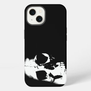 Schwarz & Weißer Schädel iPhone Hülle