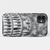 Schwarz-weißer Schießturm von Pisa Italien Case-Mate iPhone Hülle (Rückseite (Horizontal))