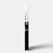 Schwarz-weißer Schimpanse Case-Mate iPhone Hülle (Rückseite / Links)