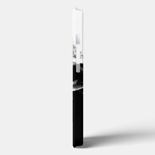 Schwarz-weißer Schimpanse Case-Mate iPhone Hülle (Rückseite / Links)