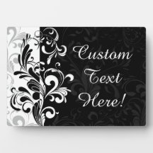 Schwarz-weißer Springbrunnen Party wirbeln