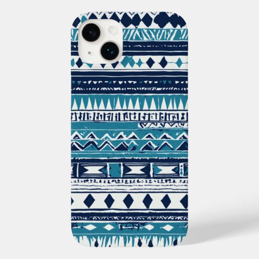 Schwarz-weißer Stamm Case-Mate iPhone Hülle (Rückseite)