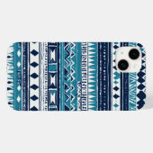 Schwarz-weißer Stamm Case-Mate iPhone Hülle (Rückseite (Horizontal))