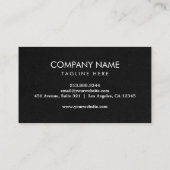 Schwarz-weißer Stapler, Logik - Beruflich Visitenkarte (Rückseite)