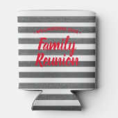 Schwarz-weißer Streifen Dosenkühler (Rückseite)