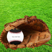 Schwarz-weißer Text des Firmenlogos Baseball