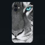 Schwarz-weißer Tiger Case-Mate iPhone Hülle<br><div class="desc">Tigeraugenschwarz</div>