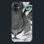 Schwarz-weißer Tiger Case-Mate iPhone Hülle<br><div class="desc">Tigeraugenschwarz</div>