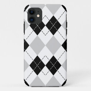 Schwarz-weißer und grauer Raute iPhone 5 Kasten Case-Mate iPhone Hülle