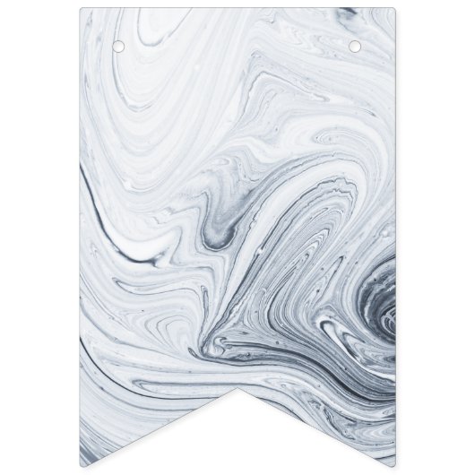 Schwarz-weißer Weltraumbanner Wimpelkette (Erste Fahne)