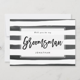 Schwarz-weißer Wille sind Sie meine Dankeskarte