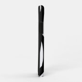 Schwarz-weißer Zebradruck in mädchenhaftem Stil Case-Mate iPhone Hülle (Hinten/Rechts)