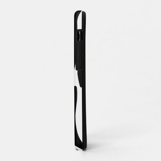 Schwarz-weißer Zebradruck in mädchenhaftem Stil Case-Mate iPhone Hülle (Hinten/Links)