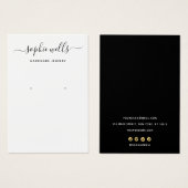 Schwarz-weißer Zeiger für einfache Skripte (Vorne & Hinten)