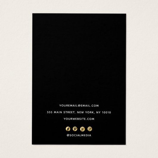 Schwarz-weißer Zeiger für einfache Skripte (Rückseite)