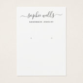 Schwarz-weißer Zeiger für einfache Skripte (Vorderseite)