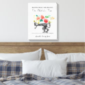 Schwarz-weißes Angebot für die Nähmaschine Leinwanddruck (Insitu (Schlafzimmer))