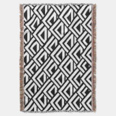 Schwarz-weißes Art Deco Design Decke (Vorderseite Vertikal)