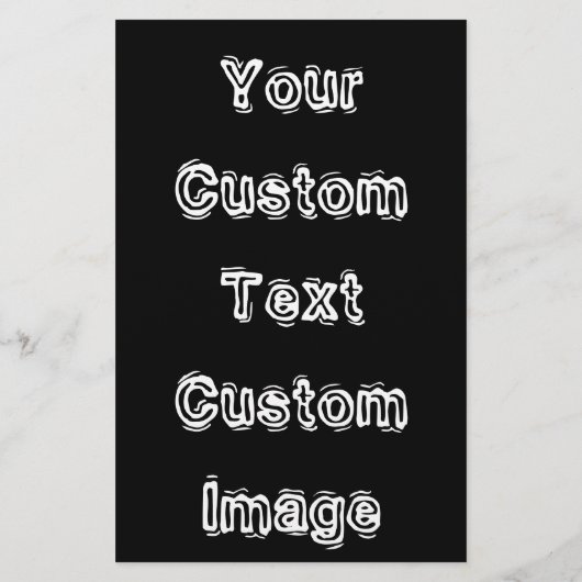 Schwarz-weißes Band Flyer (Hinten)