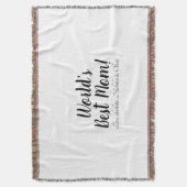 Schwarz-weißes, benutzerdefiniertes Skript der bes Decke (Vorderseite Vertikal)