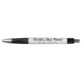 Schwarz-weißes, benutzerdefiniertes Skript der bes Kugelschreiber (Vorderseite)