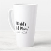 Schwarz-weißes, benutzerdefiniertes Skript der bes Milchtasse (Linke Ecke)