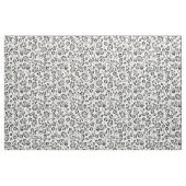 Schwarz-weißes Berry-Botanisches Muster Stoff (Yard (91,4 cm))