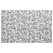 Schwarz-weißes Berry-Botanisches Muster Stoff (Fat Quarter (45,7 x 55,9 cm))