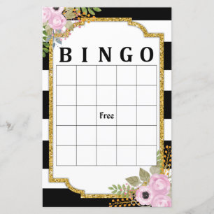 Schwarz-weißes Bingospiel